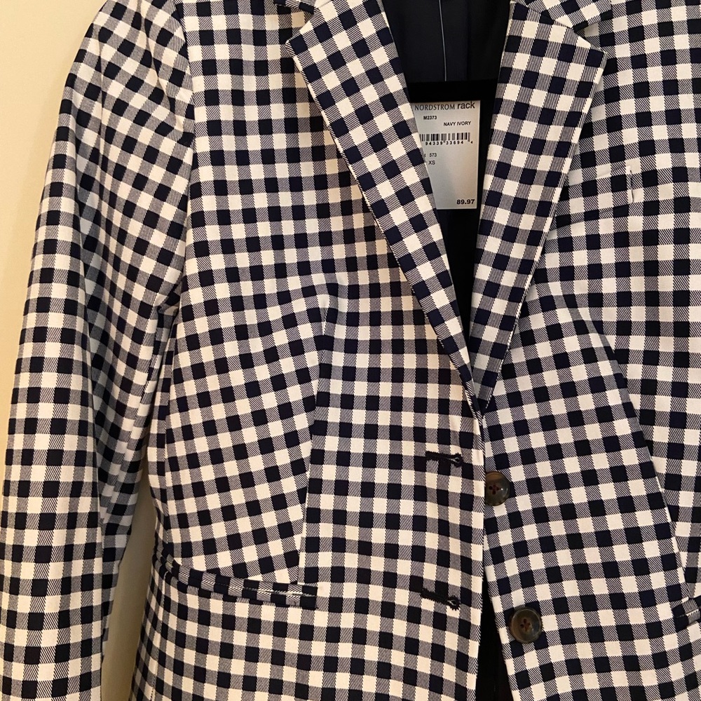 J. Crew gingham pattern blazer - Picture 9 of 12